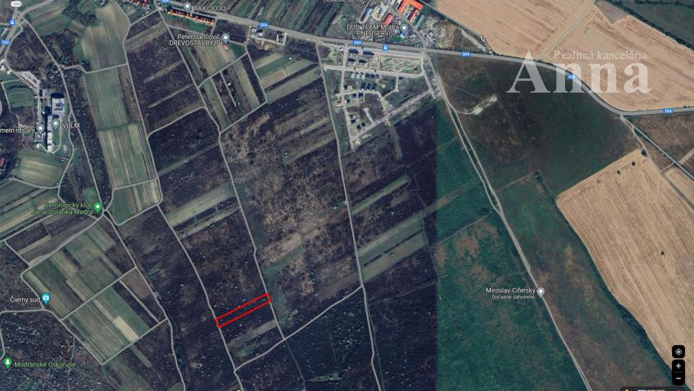 Pozemok 5.758 m2 - Modra