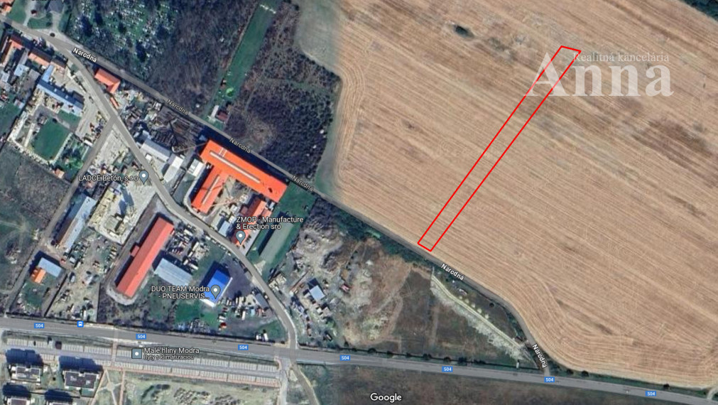 Pozemok 3.466 m2 - Modra