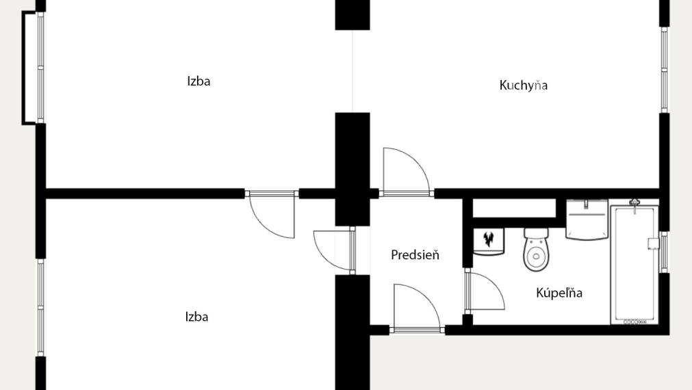 2-izb. byt v Krasňanoch - Cyprichova ul.