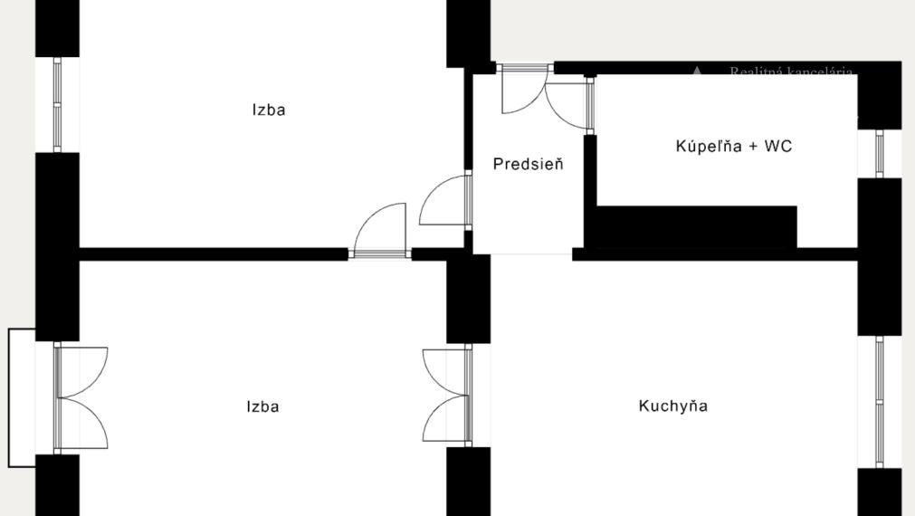2-izb. byt v dobrej lokalite - Kvetná ul.