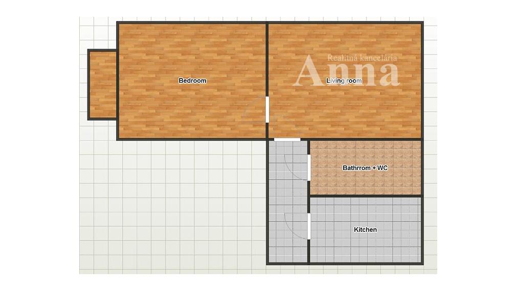 2-izb. byt v centre - Záhradnícka ul.